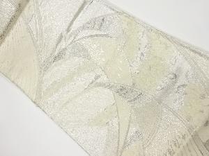 リサイクル 佐賀錦変わり孔雀に花模様織出し袋帯